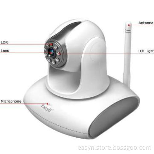Newest  wireless pan tilt camera wireless ip  home use camera